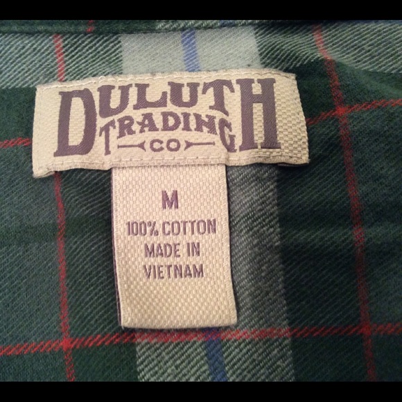 Duluth Trading Co Men’s flannel shirt size medium - Picture 6 of 7